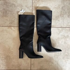 Zara knee high boots